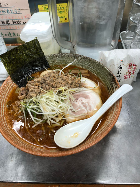 「鮟肝出汁悪い奴ラーメン」@覆麺 智の写真