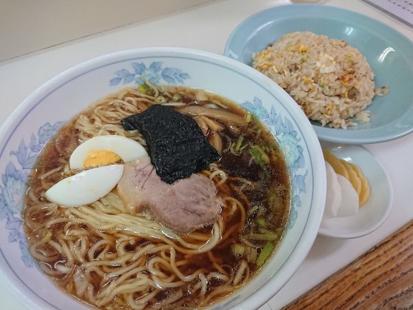 「らーめん＋半ちゃーはん」@博龍の写真