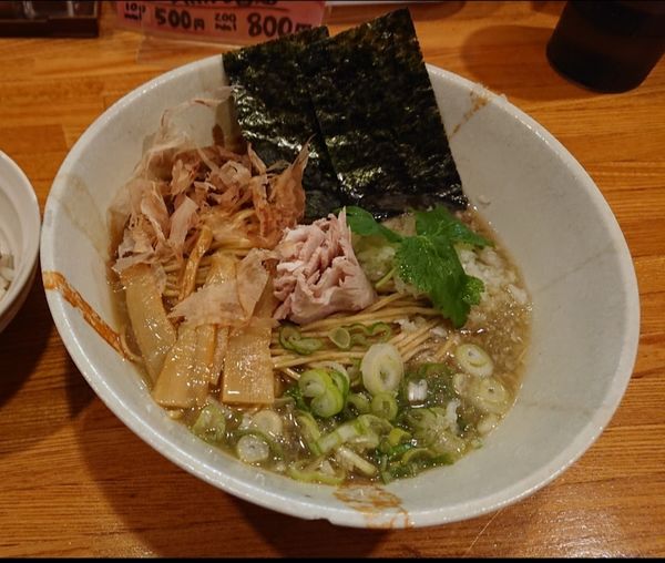 「【限定】煮干しらーめん」@麺屋 ひな多の写真