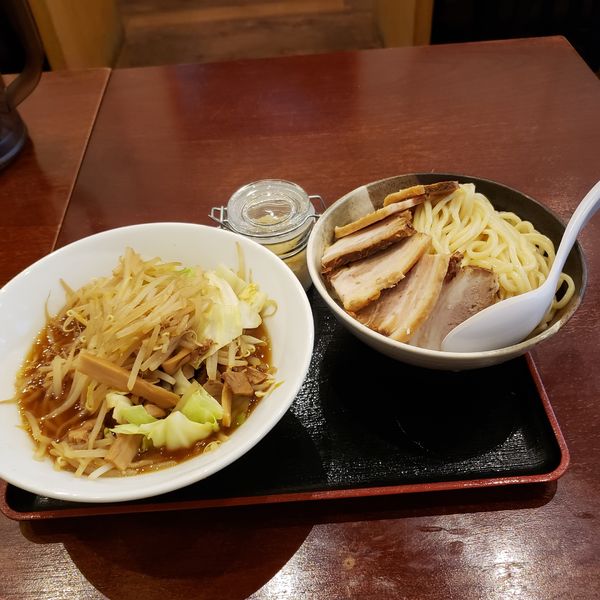 「甍野菜つけ麺（大盛）＋チャーシュー」@麺屋 甍の写真