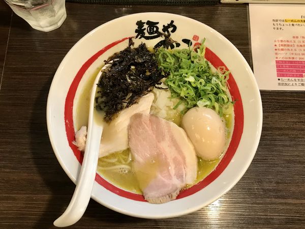 「味玉浅利香味そば ＋ お茶漬け」@麺や でこの写真