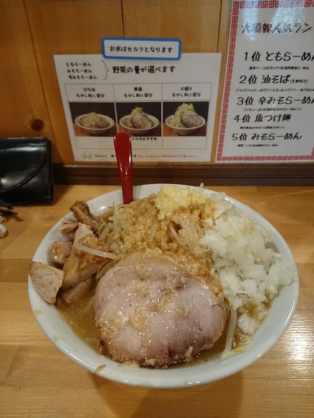 「ともラーメン 追加玉ねぎ」@麺屋 大須賀 會津店の写真