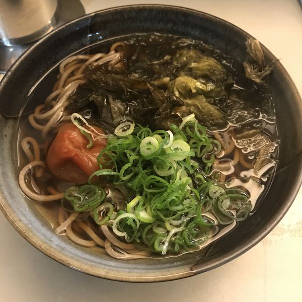 「梅昆布（￥360）」@南海そば 天王寺店の写真