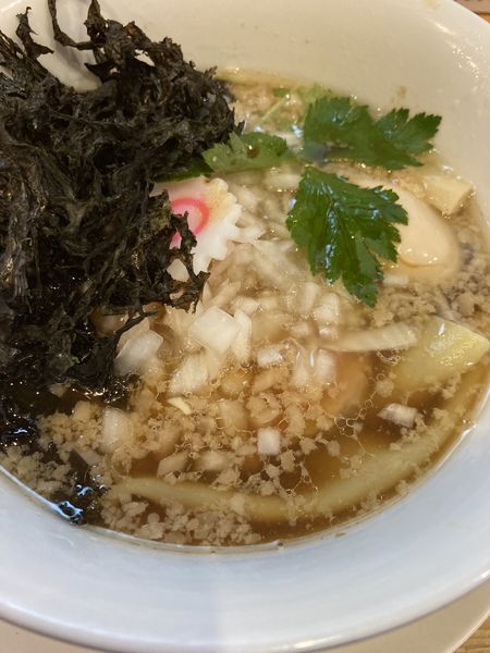 「ワハハ煮干そば¥800」@中華そば ムタヒロ 大阪福島店の写真