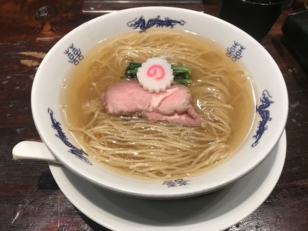 「中華そば　肉ワンタン2個」@中華蕎麦にし乃の写真