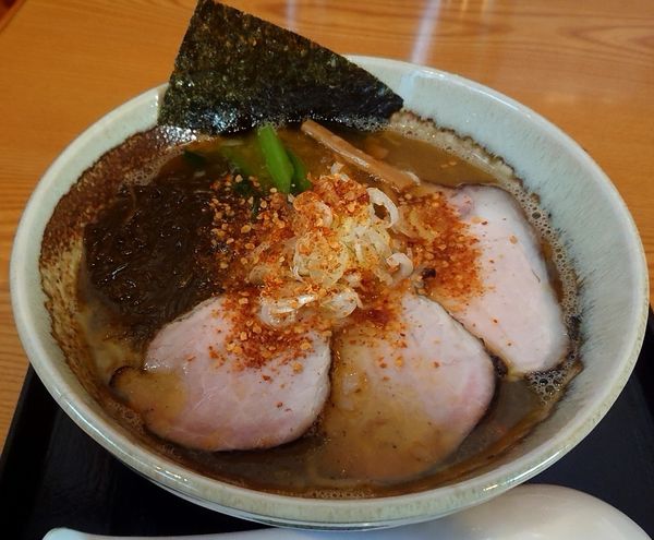 「焼干しもずくそば【木曜日限定】」@麺切り 白流の写真