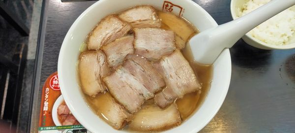「焼豚ラーメン」@会津・喜多方ラーメン 坂内 恵比寿店の写真