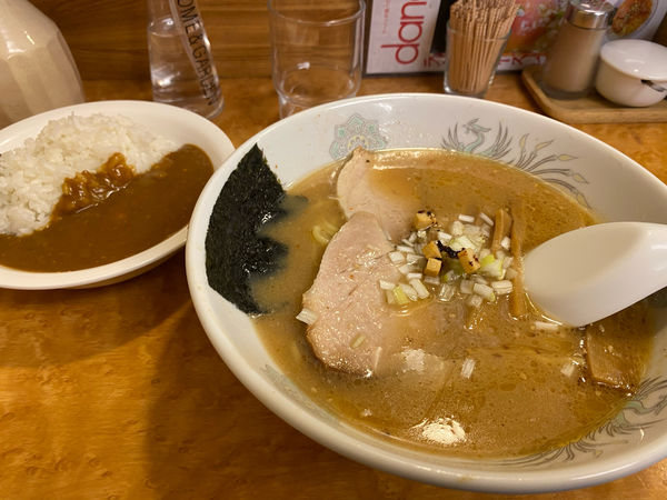「味噌ラーメン　＋　ミニカレー」@らぁめん 一福の写真