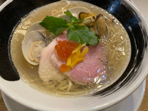 「蛤とムール貝の汐そば」@麺処しろくろの写真