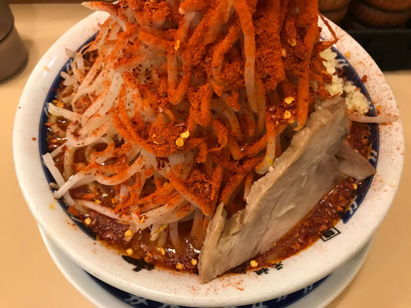 「唐辛ラーメン」@らーめん大 高円寺店の写真