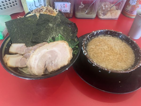 「コテチャーシューつけ麺」@家系ラーメン 王道 神道家の写真
