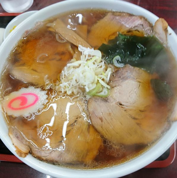 「チャーシューめん大盛」@青竹手打ち佐野らーめん たけざわの写真