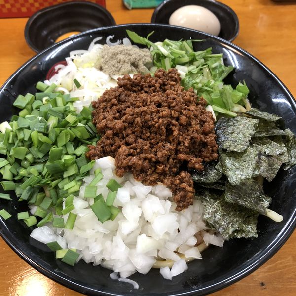 「台湾まぜそば中盛り」@らーめん逆流の写真