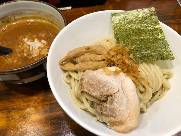 「濃魚つけ麺　辛うま」@オリオン食堂の写真