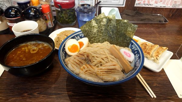 「特製 濃厚豚骨魚介つけ麺 大盛」@麺屋 武士道 船橋店の写真