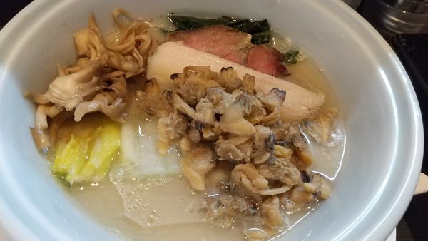 「アサリの味噌ラーメン（限定980円）」@らーめん 三極志の写真