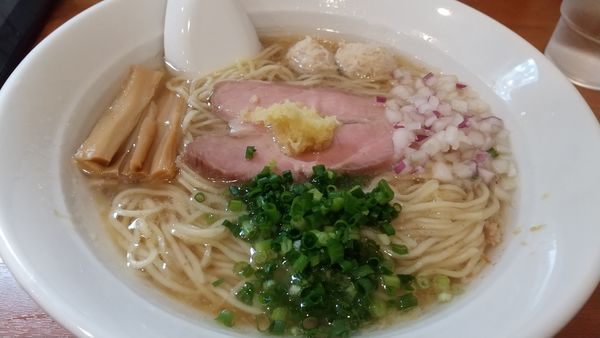 「背脂ショウガらーめん（限定850円）」@中華そば 七麺鳥の写真