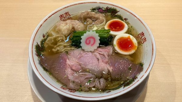 「ちょっとずつワンタン麺（山椒）」@キング製麺の写真