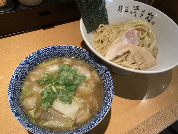 「鶏塩つけ麺¥850」@麺匠 清兵衛の写真