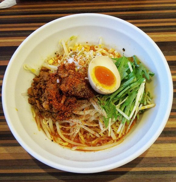 「汁なし担々麺 860円＋4辛50円」@Chinese Dining 胡食 ~kokuu~の写真