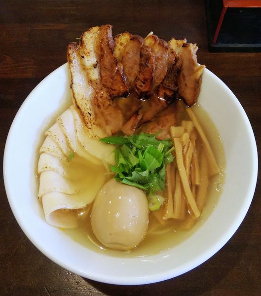 「風虎塩 全部のせ 1020円」@麺や風虎の写真