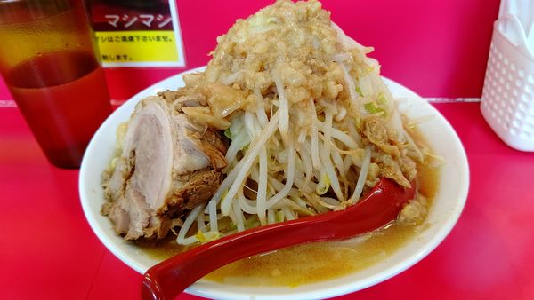 「小ラーメン(200㌘)７５０円」@立川マシマシ 古河125号店の写真
