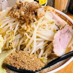 ラーメン(麺増し300、ｱﾌﾞﾗ有り、カツオ粉)