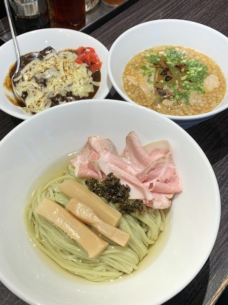「昆布水つけ麺」@中華そば 十目一八食堂の写真