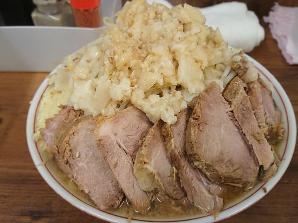 「小豚Ｗ  ネギ」@ラーメン二郎 品川店の写真