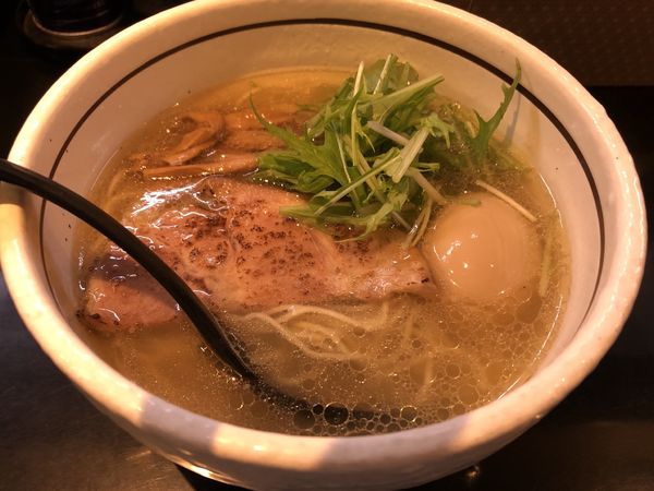 「味玉塩らぁめん」@麺屋 焔の写真