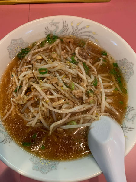 「もやしラーメン大盛り　748円」@中華料理 又来軒 福山本店の写真