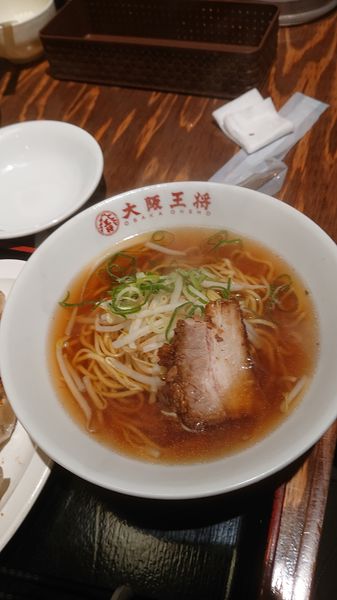 「醤油ラーメン」@大阪王将 平和島店の写真