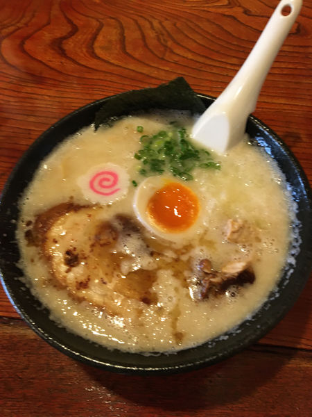 「とりそば 750円＋こってり 100円（税別）」@らー麺Chopの写真