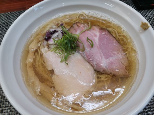 「鯵煮干し塩」@麺や 睡蓮の写真