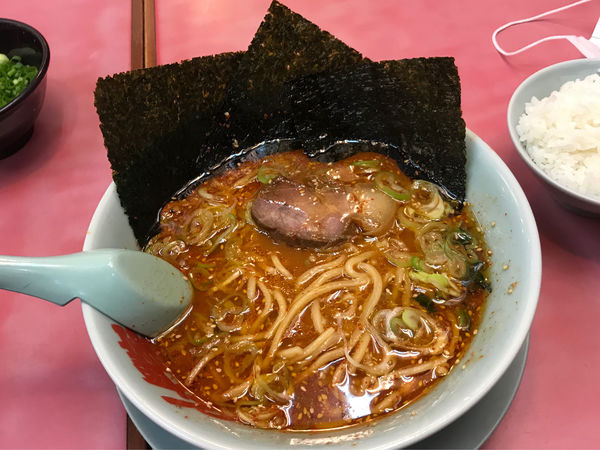 「辛味噌　大辛」@山岡家 平塚店の写真