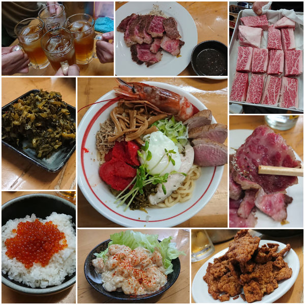 「【限定神無月】高菜＆明太子＆雑魚で和え蕎麦(八正仕立て)B他」@MENYA 食い味の道有楽の写真