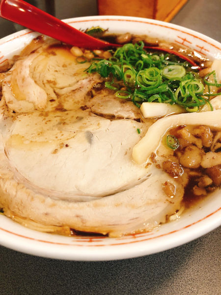 「焼肉丼セット（尾道ラーメン）」@牛ちゃん 尾道店の写真