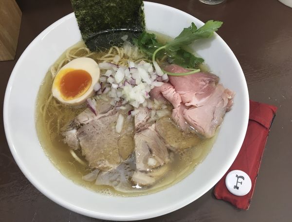 「平子煮干しと鶏の淡麗中華」@中華そば うお青の写真