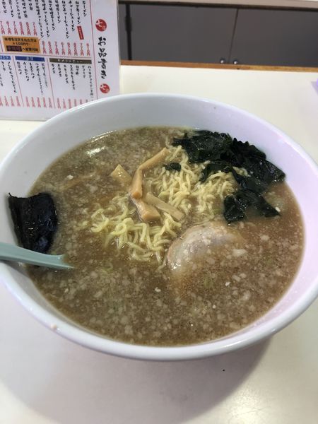 「ラーメン（中盛）」@ラーメンショップ 七福本店の写真