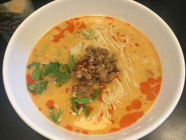 「キリン一番搾り・小瓶→白胡麻担々麺(¥300+650)」@吾ガ輩ハネコの写真