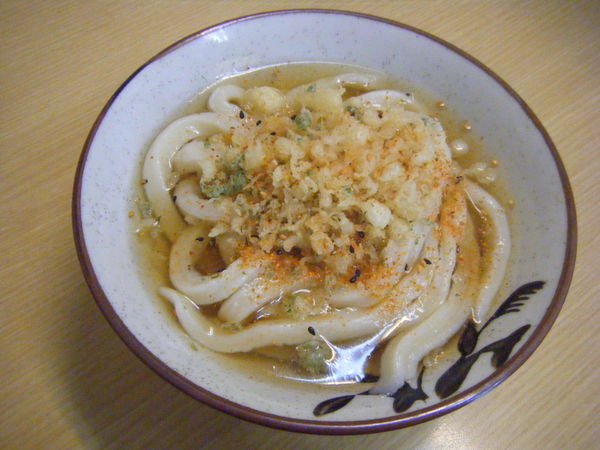 「かけうどん（並、ひやひや）」@手打ちうどん こげらの写真