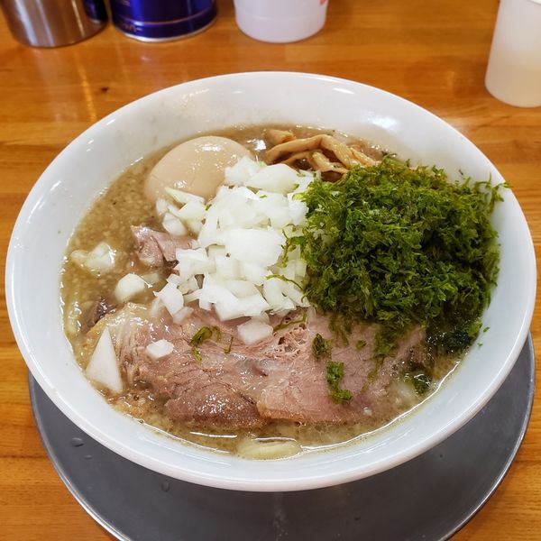 「特製中華そば（背脂普通）」@中華そば136の写真