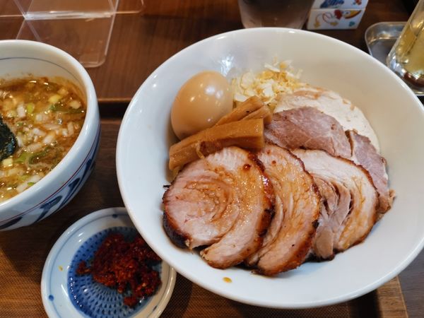 「辛つけめん」@つけめん さなだの写真