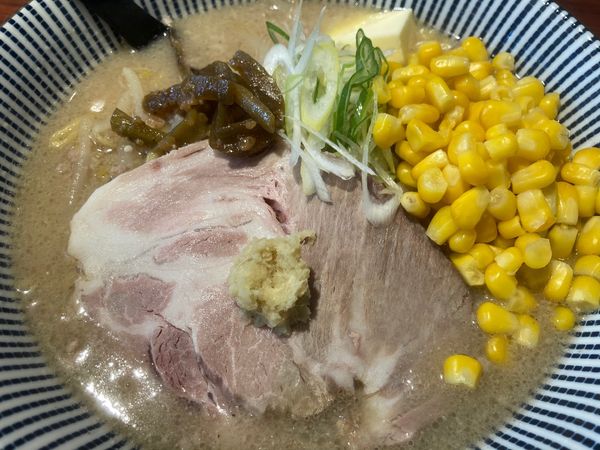 「味噌バターコーン（大）」@灼味噌らーめん 八堂八の写真