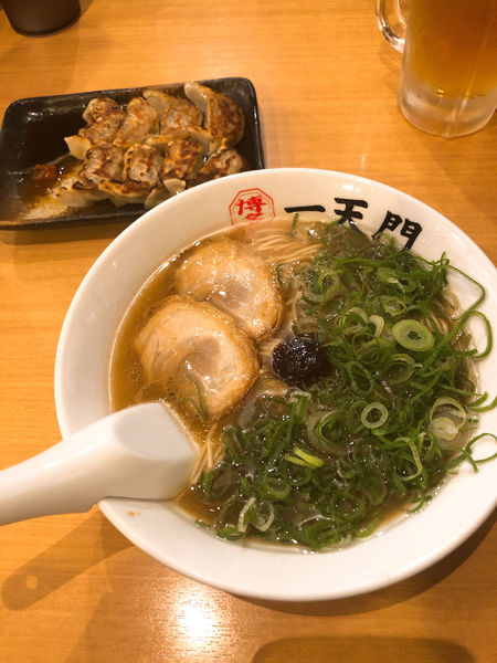 「ネギラーメン」@博多ラーメン一天門の写真