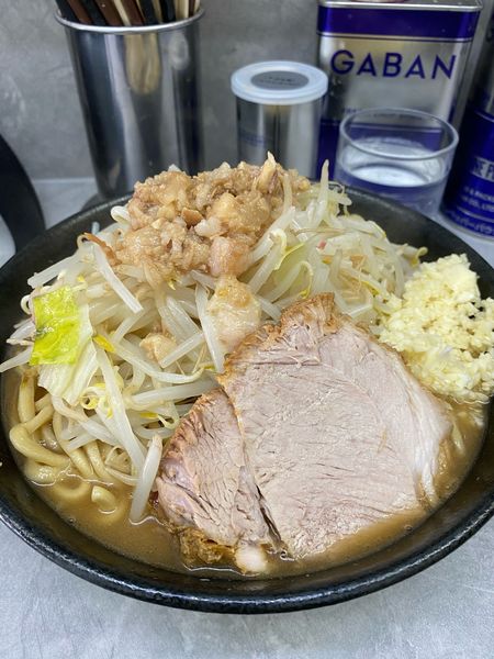 「国産豚ラーメン小」@豚仙人 吉野町本店の写真