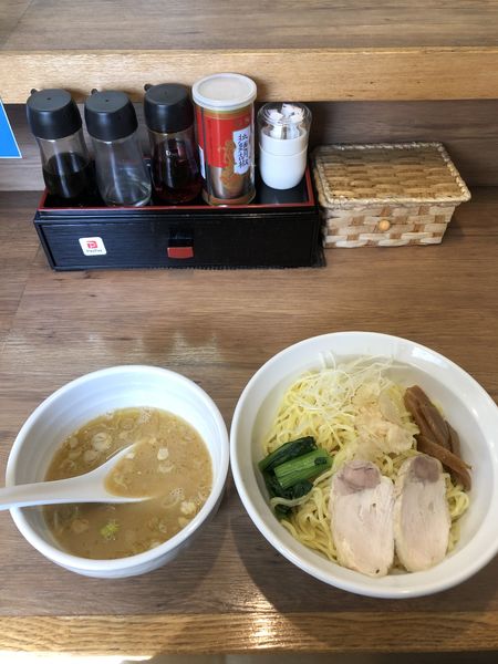 「鶏白湯つけ麺（大盛り）」@鶏そば光潮の写真