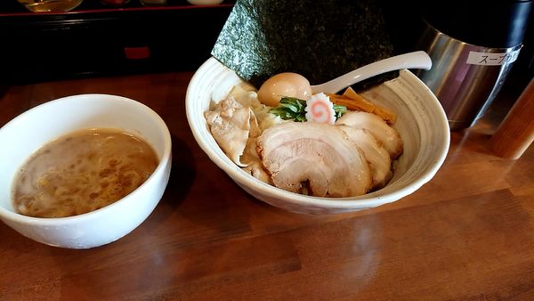 「和出汁薫る魚介豚骨つけ麺(特製) 1200円」@らぁめん 麺彩家の写真