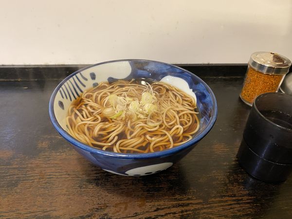 「かけそば290円」@めん処 つるやの写真