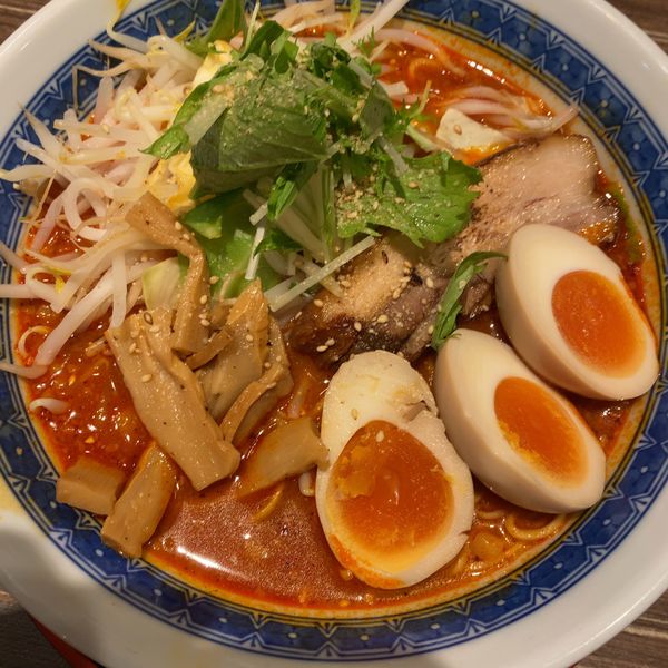 「カラシビ味噌ラーメン850円」@優勝軒 麺や十兵衛 所沢店の写真